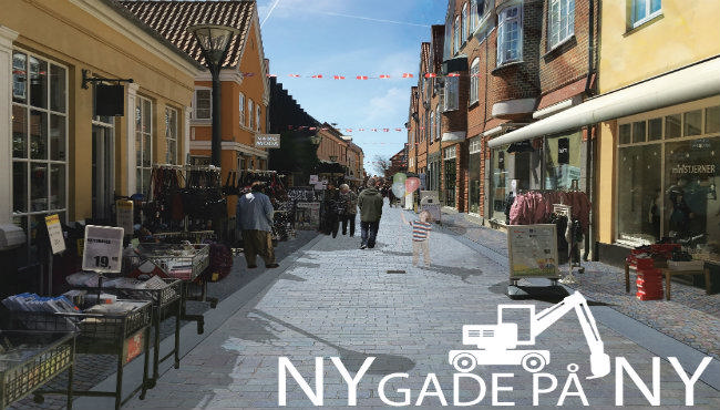 Fortiden blander sig i NYgade på NY